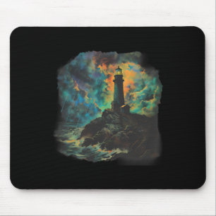 Leuchtturm Strandhaus Segeln Meer Strand Bootfahre Mousepad