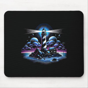 Leuchtturm Strandhaus Segeln Meer Strand Leben Bo Mousepad