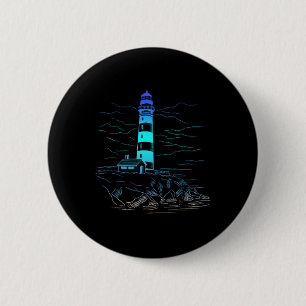 Leuchtturm Strandhaus Segeln Strand Leben Bo Button