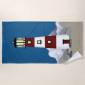 Leuchtturm Strandtuch (Vorderseite)