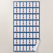 Leuchtturm Strandtuch (Vorderseite)