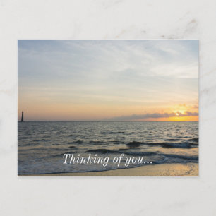 Leuchtturm Sunrise Postkarte