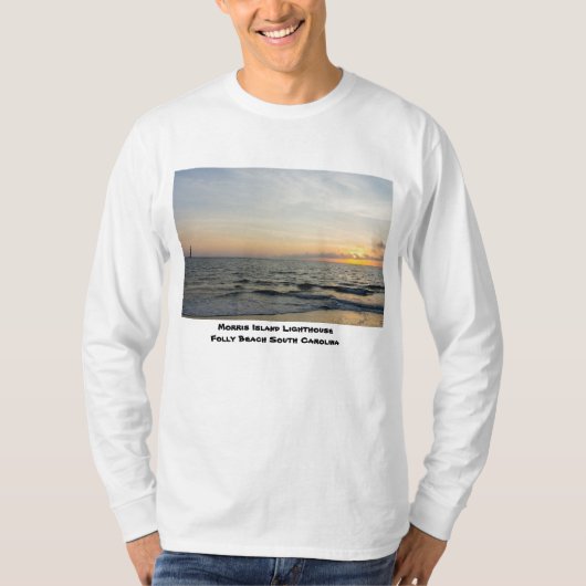 Leuchtturm Sunrise T-Shirt (Vorderseite)