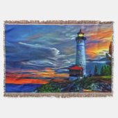 Leuchtturm Sunset Decke (Vorderseite)