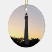 Leuchtturm Sunset Foto Ornamente (Links)