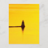 Leuchtturm Sunset Postkarte (Vorderseite)