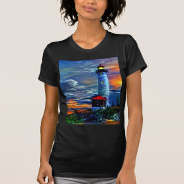 Leuchtturm Sunset T-Shirt