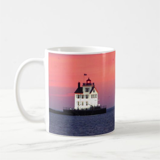 Leuchtturm Sunset Tasse (Links)