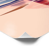 Leuchtturm Sunset Walk Coastal Szene Poster (Ecke)