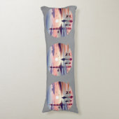 Leuchtturm Sunset Walk Coastal Szene Seitenschläferkissen (Vorderseite Vertikal)