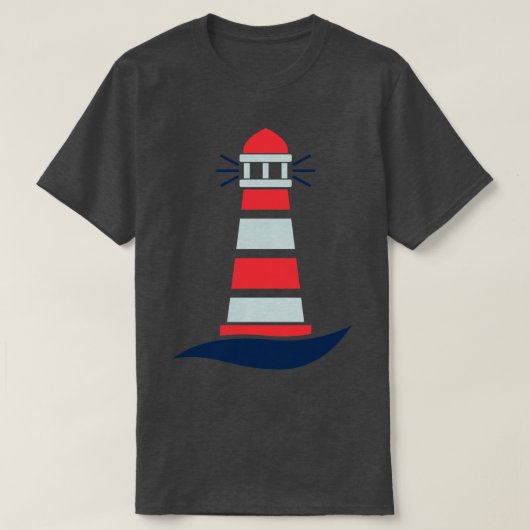 Leuchtturm T-Shirt (Design vorne)