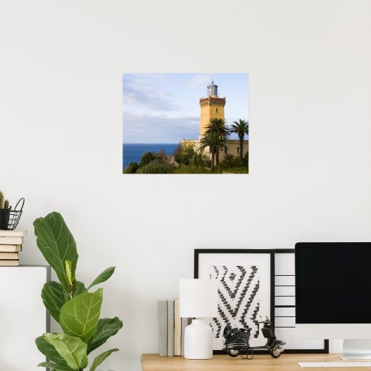Leuchtturm Tangier Marokko am Cap Spartel Poster (Heimbüro)