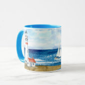 Leuchtturm Tasse (Vorderseite Links)