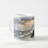 Leuchtturm-Tasse "Guide Me Home" Kaffeetasse (Vorderseite Links)