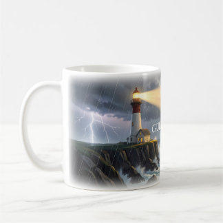Leuchtturm-Tasse "Guide Me Home" Kaffeetasse