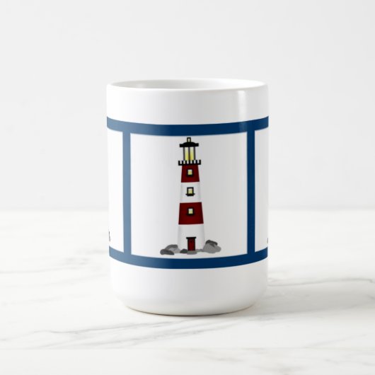Leuchtturm-Tasse Kaffeetasse (Mittel)