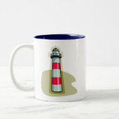 Leuchtturm-Tasse Zweifarbige Tasse (Links)