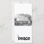 Leuchtturm-Taube des Friedens (Vorderseite)