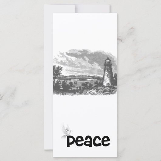 Leuchtturm-Taube des Friedens (Vorderseite)