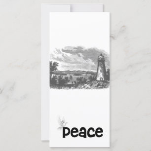 Leuchtturm-Taube des Friedens