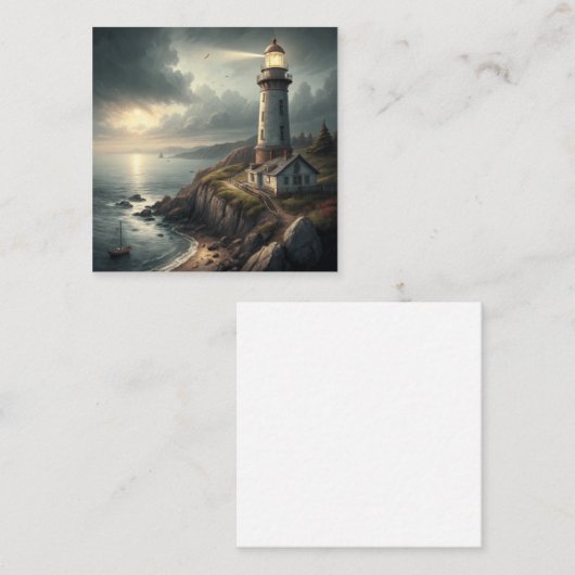 Leuchtturm Telefonnummerkarte (Vorne/Hinten)