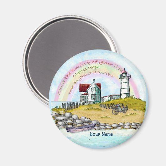 Leuchtturm-Timing Magnet (Vorderseite/Rückseite)