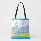 Leuchtturm Tote Bag Tasche (Vorderseite)
