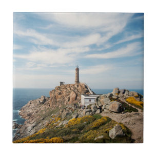 Leuchtturm u. Museum Cabo Vilan Galizien Spanien Fliese