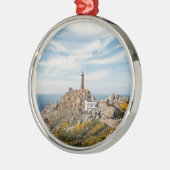Leuchtturm u. Museum | Cabo Vilan Galizien Spanien Ornament Aus Metall (Links)