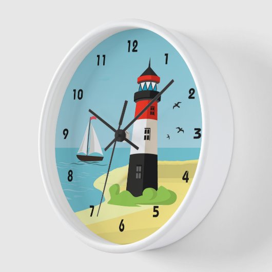 Leuchtturm-Uhr Uhr (Winkel)