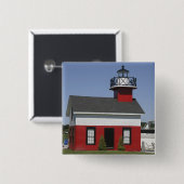 Leuchtturm umsiedelt Küste in Douglas in der Nähe Button (Vorne & Hinten)