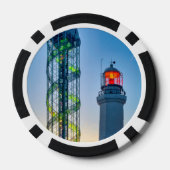 Leuchtturm und Alphabetischer Turm Pokerchips (Rückseite)