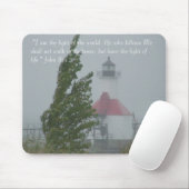 Leuchtturm und Baum Mousepad (Mit Mouse)