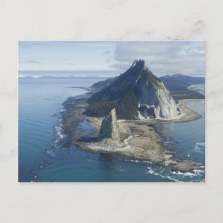 Leuchtturm und Felsnadel am Kap St. Elias Postkarte