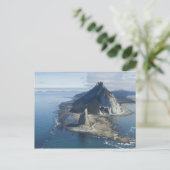 Leuchtturm und Felsspitze am Cap St Elias Postkarte (Stehend Vorderseite)