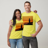 Leuchtturm und Feuer T-Shirt (Unisex)