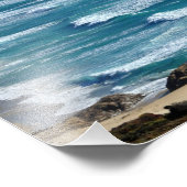 Leuchtturm und Meer Fotodruck (Ecke)