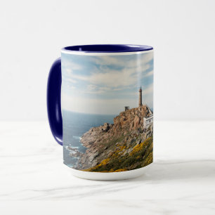 Leuchtturm und Museum Cabo Vilan Galicia Spanien Tasse
