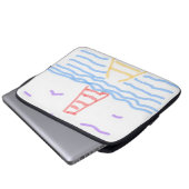 Leuchtturm und Pier Electronics Bag Laptopschutzhülle (Vorne Knopf)