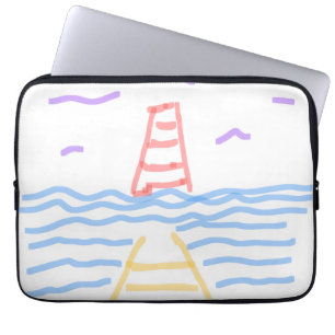 Leuchtturm und Pier Electronics Bag Laptopschutzhülle