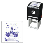 Leuchtturm und Pier Permastempel (Beispiel)