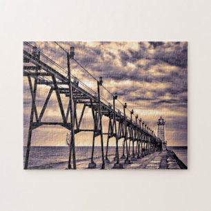 Leuchtturm und Pier von Grand Haven, Grand Haven Puzzle