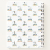 Leuchtturm und Sailboat Traumstrand Notizblock (Rückseite)