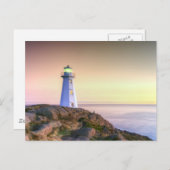 Leuchtturm und Sunset-Foto Postkarte (Vorne/Hinten)