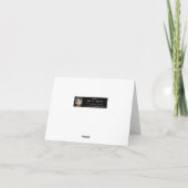 Leuchtturm- und Tallschiff-Note Karte (Rückseite)