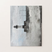 Leuchtturm und Waves Duluth Minnesota Puzzle (Vertikal)