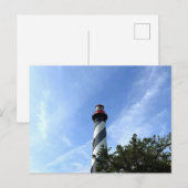 Leuchtturm und Wohnhaus des Leuchtturmwärters St. Postkarte (Vorne/Hinten)
