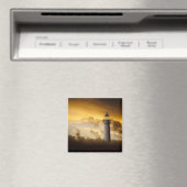 Leuchtturm unter Dramatischem Himmel Magnet (In Situ (Geschirrspüler))