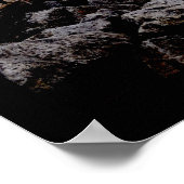 Leuchtturm unter Stormy Sky Poster (Ecke)