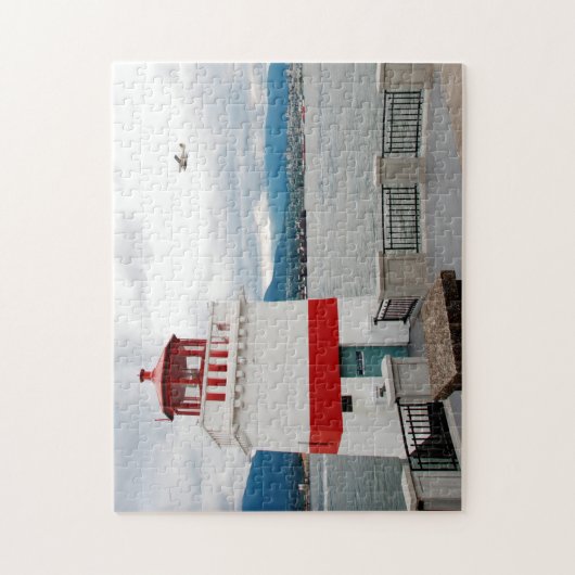 Leuchtturm Vancouver. Puzzle (Vertikal)